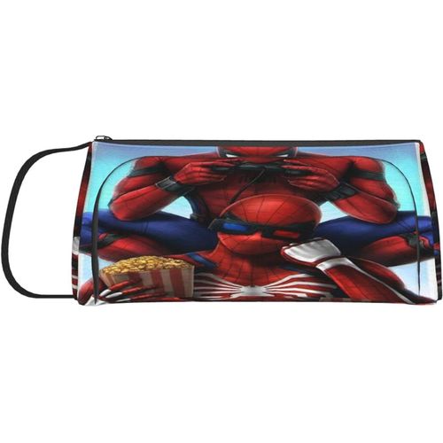 Trousse À Crayons Spiderman - Grande Capacité - Avec Poignée - Pour L'école, Les Étudiants, Les Garçons, Les Filles, Les Adultes Et Le Bureau