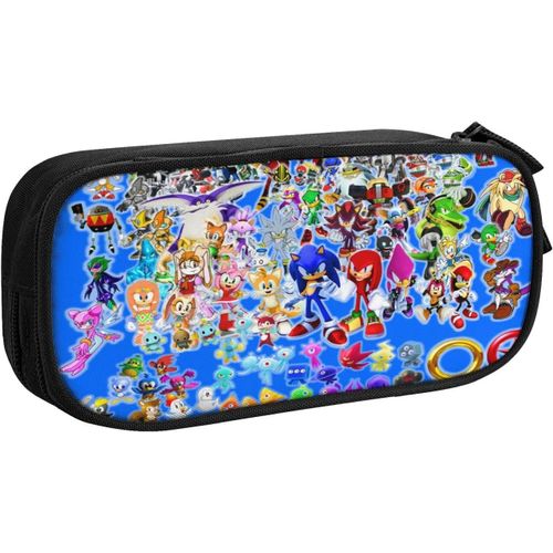 Trousse À Crayons Sonic Le Hérisson - Design Graffiti - Fournitures Scolaires - Cadeaux Pour Garçons - Cadeaux Pour Filles - Schoo - Papeterie - Coo|Stuff|Fournitures Scolaires