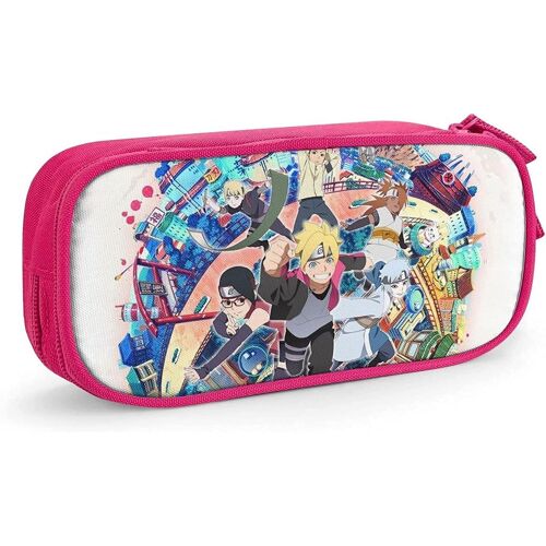 Trousse À Crayons En Forme De Clé Grecque Grise Avec Motif Aquarelle Pour Étudiants, Bureau, Collège, Collège, Collège