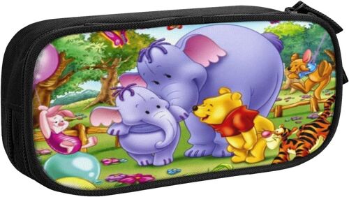 Trousse À Crayons Winnie L'ourson Pour Garçons, Enfants, Fournitures Scolaires, Motifs Ovales, Cadeaux Pour Les Joueurs, Garçons Et Filles, Adolescents, Accessoires Scolaires