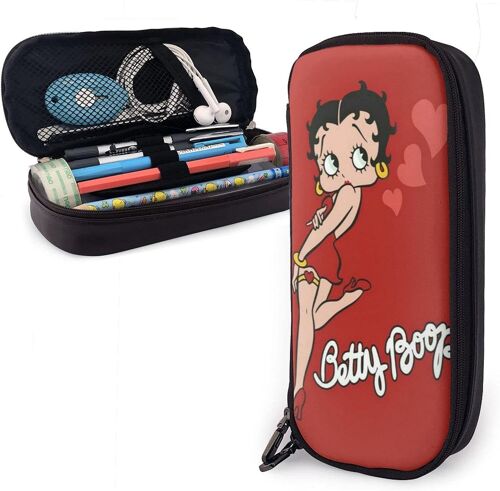 Trousse Betty Boop - Motif Graffiti - Fourniture - Cadeaux Pour Garçons - Cadeaux Pour Filles - Schoo - Papeterie - Coo|Fournitures De Papeterie - Trousse Scolaire