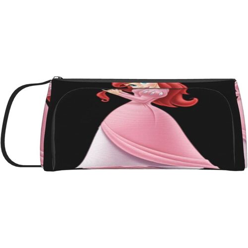 Trousse À Crayons Princesse Ariel - Grande Capacité - Avec Poignée - Pour L'école, Les Étudiants, Les Garçons, Les Filles, Les Adultes Et Le Bureau