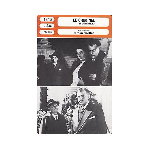 Fiche Monsieur Cinema Le Criminel
