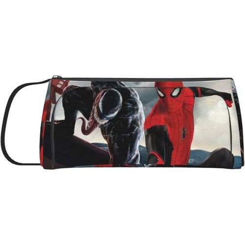 Spiderman Porte-Monnaie En Toile Avec Fermeture Éclair Pour Clés, Maquillage, Petite Trousse De Maquillage