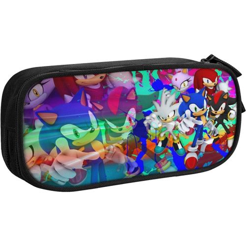 Sonic The Hedgehog Trousse À Crayons Grande Capacité Pour Étudiants