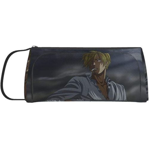 Sanji Trousse Portable À Double Bouche Pour Stylos, Porte-Monnaie, Trousse Cosmétique, Articles De Papeterie Pour Les Écoles, Les Étudiants, Les Bureaux Et Les Stylos 8,46 X 4,3 Pouces