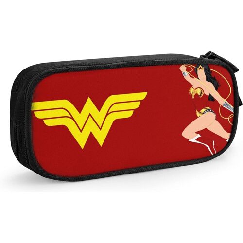 Petit Porte-Monnaie Wonder Woman En Toile Avec Fermeture Éclair Pour Ranger Les Pièces, Les Clés, Le Maquillage