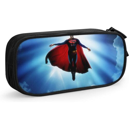 Porte-Monnaie Superman En Cuir Souple Avec Fermeture Éclair