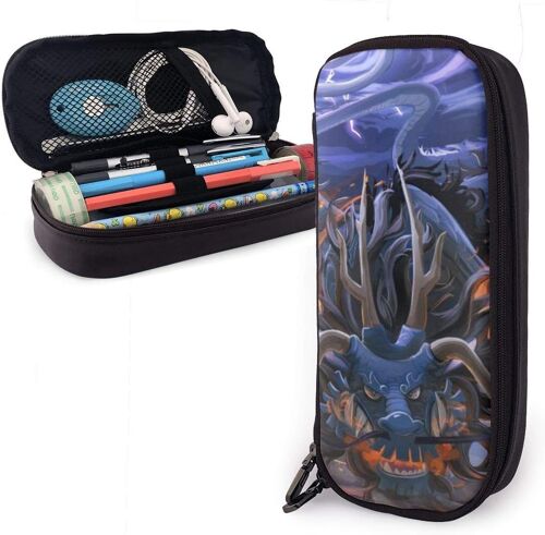 Kaido Trousse En Cuir Avec Fermeture Éclair Grande Capacité