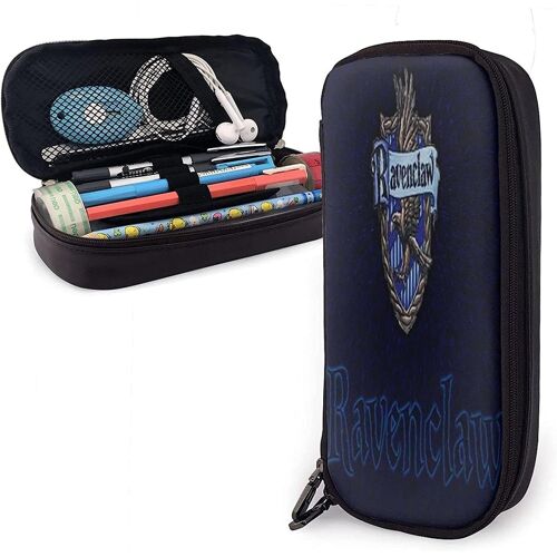 Harry Potter Ravenclaw Pencil Case Portable Carrying Stationery Case Pen Bags Pouch Holder Sonic Game Pencil Case Storage Bag For Child Teenage Girls Boys Kids Home Office School Supplies