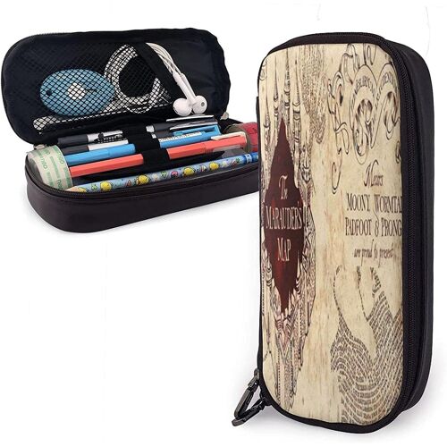 Harry Potter Pencil Case Large Capacity Pen Case Double Zippers Pen Bag Office Stationery Bag Cosmetic Bag With Compartments For Girls Boys And Adults