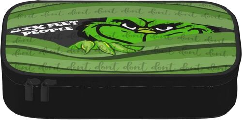 Grinch Trousse À Crayons Tube Rond | Multicolore | Convient Pour Les Enfants, Les Adolescents, L'école, Le Maquillage Ou Les Activités