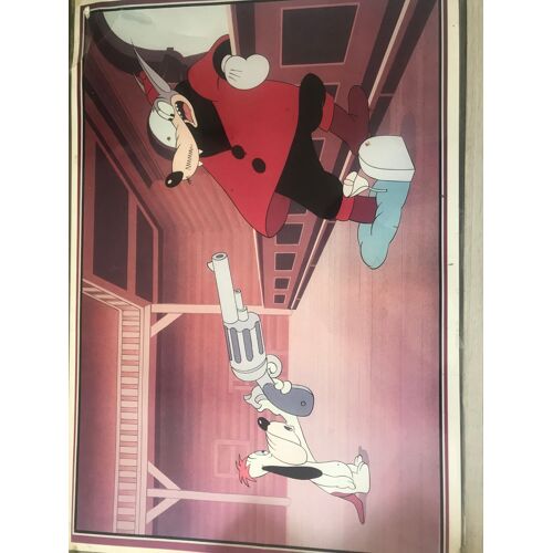 Droopy En Alaska - The Shooting Of Dan Mc Goo - Le Loup - Tex Avery - Poster Plastifié 62x42 Cm