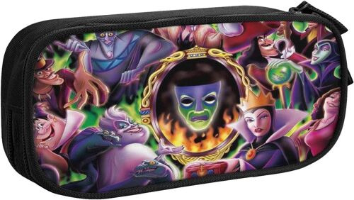 Disney Villains Trousse De Maquillage Portable Avec Cordon De Serrage, Étanche Pour Femmes Et Filles