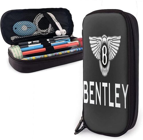 Bentley Pencil Pen Case Brief Style Beauty Travel Cosmetic Bag Girls Fashion Multifunction Makeup Brush Bag Pencil Bag Stationery For School Office