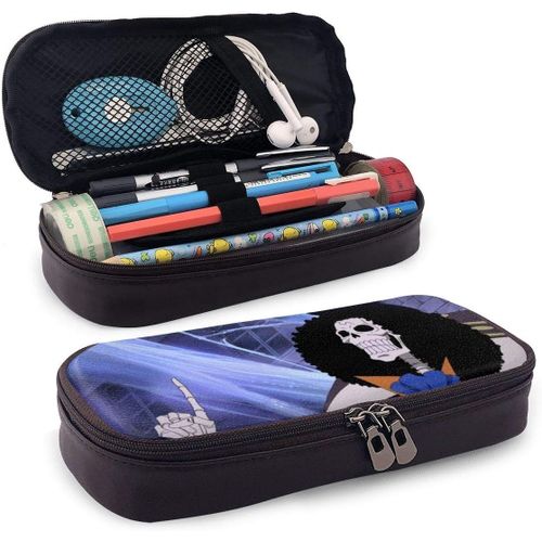 Brook Trousse En Cuir Avec Fermeture Éclair Grande Capacité