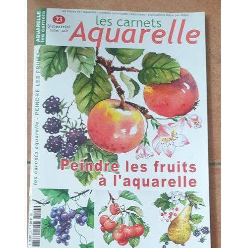 Revue Carnet Aquarelle Special Peindre Les Fruits N°23