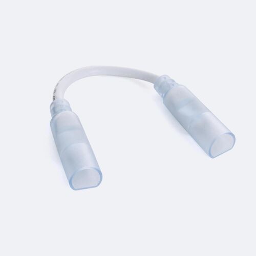 Connecteur Double Avec Cable Ruban Néon Led Dimmable 220v Circulaire Sflex14 Ø14 Mm
