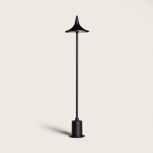 Balise Extérieure Led 6w 60cm Avec Piquet Rowel Noir