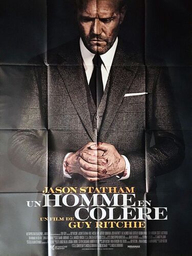 Un Homme En Colère (Wrath Of Man) - Véritable Affiche De Cinéma Pliée - Format 120x160 Cm - De Guy Ritchie. Avec Jason Statham, Holt Mccallany, Josh Hartnett, Scott Eastwood - 2021