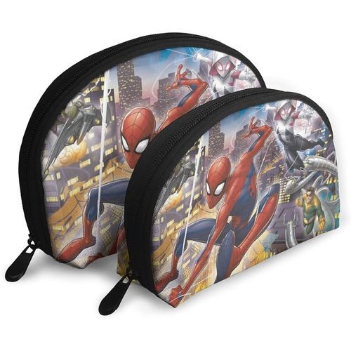 Spiderman Sacs À Main Sur Mesure Sacs À Main, Pochettes, Portefeuilles, Trousses De Maquillage, Sacs De Voyage, Sacs De Rangement En Forme De Coquille, Un Grand Et Un Petit