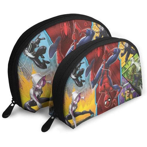 Spiderman Sacs À Main Sur Mesure Sacs À Main, Pochettes, Portefeuilles, Trousses De Maquillage, Sacs De Voyage, Sacs De Rangement En Forme De Coquille, Un Grand Et Un Petit