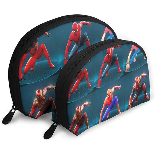 Spiderman Sacs À Main Sur Mesure Sacs À Main, Pochettes, Portefeuilles, Trousses De Maquillage, Sacs De Voyage, Sacs De Rangement En Forme De Coquille, Un Grand Et Un Petit