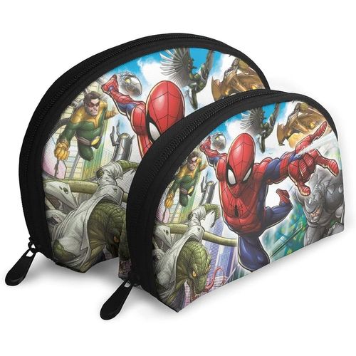 Spiderman Sacs À Main Sur Mesure Sacs À Main, Pochettes, Portefeuilles, Trousses De Maquillage, Sacs De Voyage, Sacs De Rangement En Forme De Coquille, Un Grand Et Un Petit
