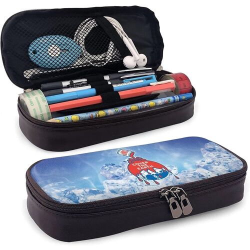 Sherwin-Williams - Trousse En Cuir Personnalisée - Trousse À Crayons - Trousse À Crayons - Boîte À Crayons Multifonction Pour Garçons Et Filles