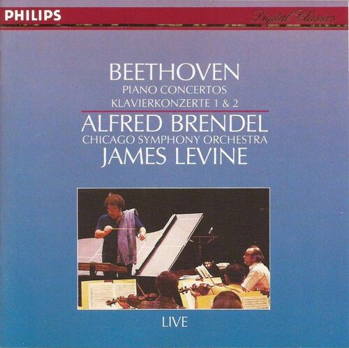 Beethoven*, Alfred Brendel, Chicago Symphony Orchestra*, James Levine (2) ¿ Piano Concertos Nos. 1 & 2
