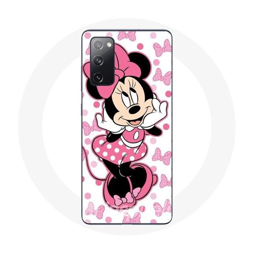 Coque Pour Samsung Galaxy S20 Fe Minnie Mouse Dessin Animé Mignon Rose