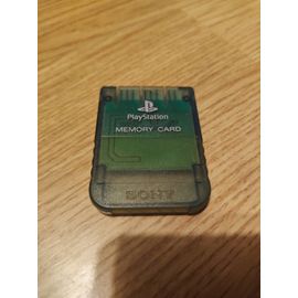 Carte Mémoire Playstation 1 Bleu Translucide