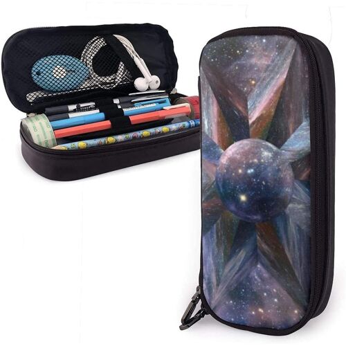 Grande Trousse À Crayons Avec Symbole De Géométrie De L'espace Pour Garçons Et Filles, Pour Étudiant, Université, Fournitures Scolaires Et De Bureau