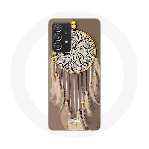 Coque Pour Samsung Galaxy A52 Attrape Rêve Marron Capteur De Rêves