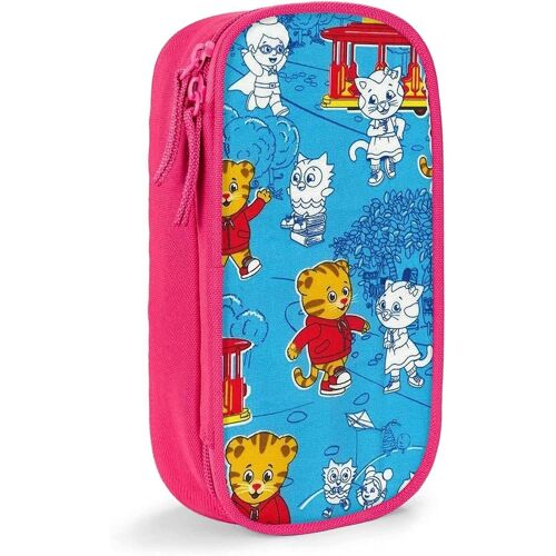 Daniel Tiger's Neighborhood Trousse Multifonction Grande Capacité Pour Papeterie Et Stylos Noir/Rose