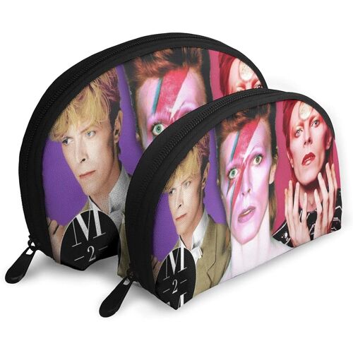 David Bowie Sacs À Main Sur Mesure Sac À Main Pochette Portefeuille Cosmétique Sac De Voyage Sac De Rangement En Forme De Coquillage Taille L Et L