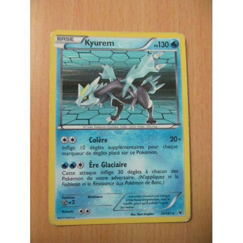 Kyurem 34/101 Holo Nobles Victoires Rare