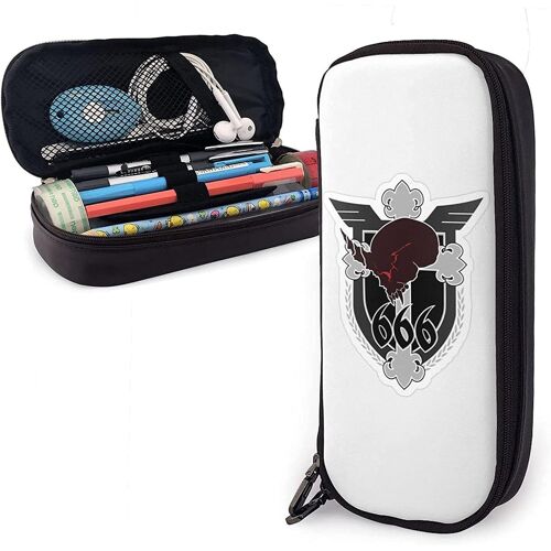 666th Tsf Squadron Schwarzesmarken Trousse À Crayons Grande Capacité Avec Multi Compartiments Pour Garçons Et Filles
