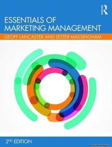 Essentials Of Marketing Management
