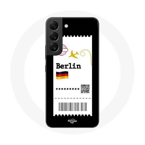 Coque Pour Samsung Galaxy S21 Fe Billet D'avion Berlin