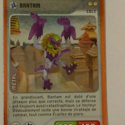 Carte Invizimals Bantam Métal - Nouvelle Alliance-N°233