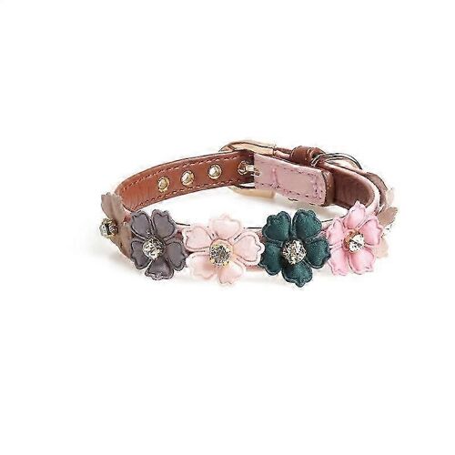 Accessoires De Collier De Fleur De Diamant Réglable Pour Chien De Compagnie (B, Style)