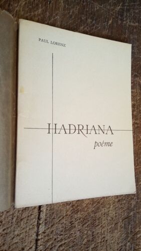 Hadriana - Paul Lorenz - Dédicacé