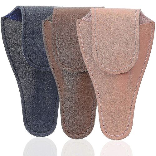 3 Pcs Holstery Nail Ciseaux Pochette Nail Ciseaux Cas Nail Ciseaux Étui Cuir Ciseaux Pochette