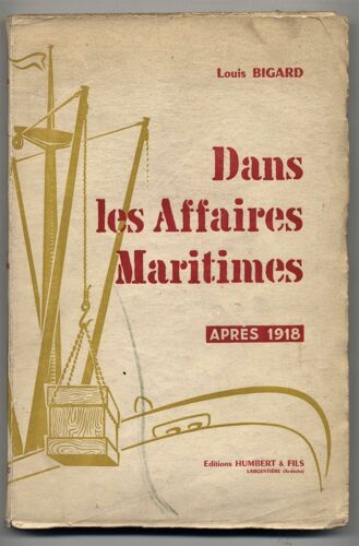 Dans Les Affaires Maritimes Après 1918