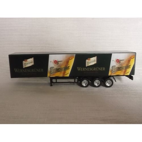 Remorque Camion Biere Wernesgruner Ho 1/87-Grell