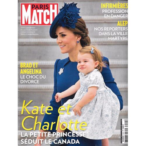 Paris Match N° 3515 - Kate Et La Princesse Charlotte (29 Septembre 2016)