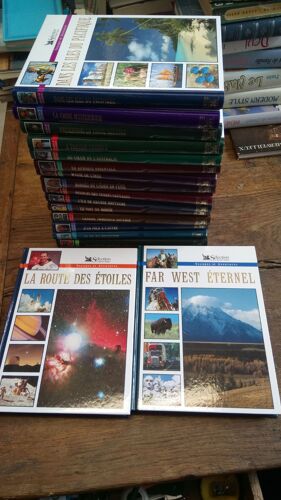 Voyages Et Aventures Lot De 17 Volumes : En Afrique Orientale - Far West Éternel - La Route Des Étoiles - Dans Les Îles Du Pacifique - La Chine Mystérieuse - Préservons La Faune Sauvage - À Travers L'