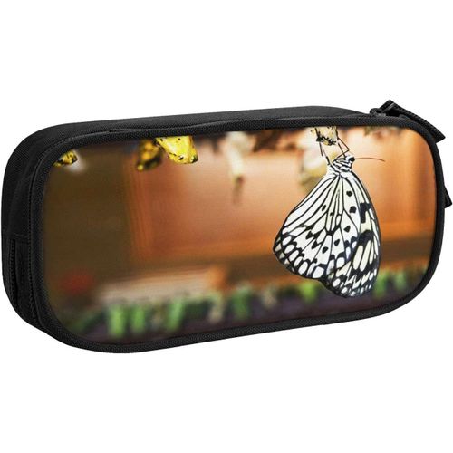 Trousse À Crayons Lacets Ballon De Rugby, Grande Capacité Grande Pochette Porte-Stylo