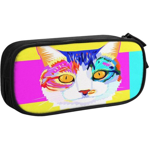 Trousse Happy Birthday Panda, Grande Capacité Grande Pochette Porte-Stylo